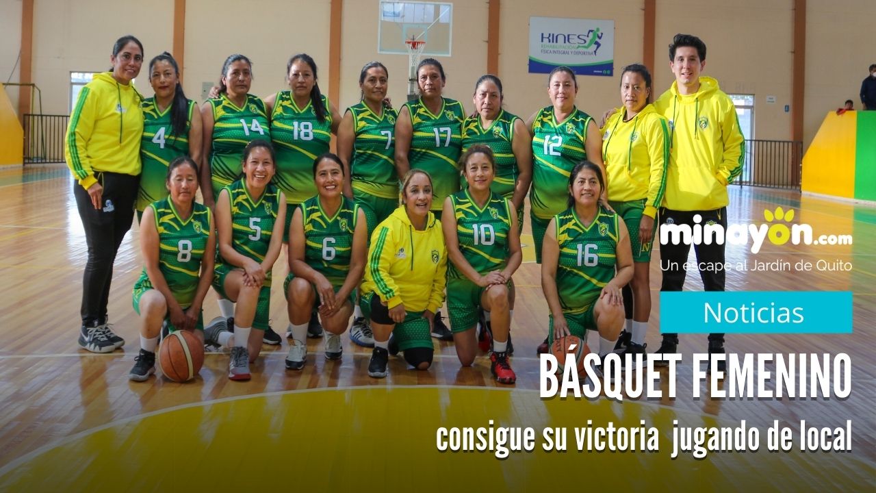 Básquet femenino consigue su victoria jugando de local