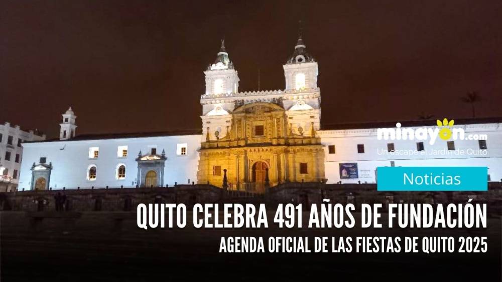 Quito celebra 491 años de fundación: agenda oficial de las Fiestas de Quito 2025