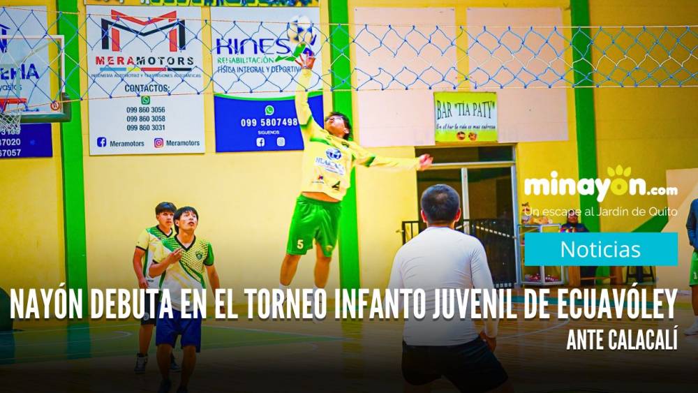 Nayón debuta en el torneo Infanto Juvenil de Ecuavóley ante Calacalí