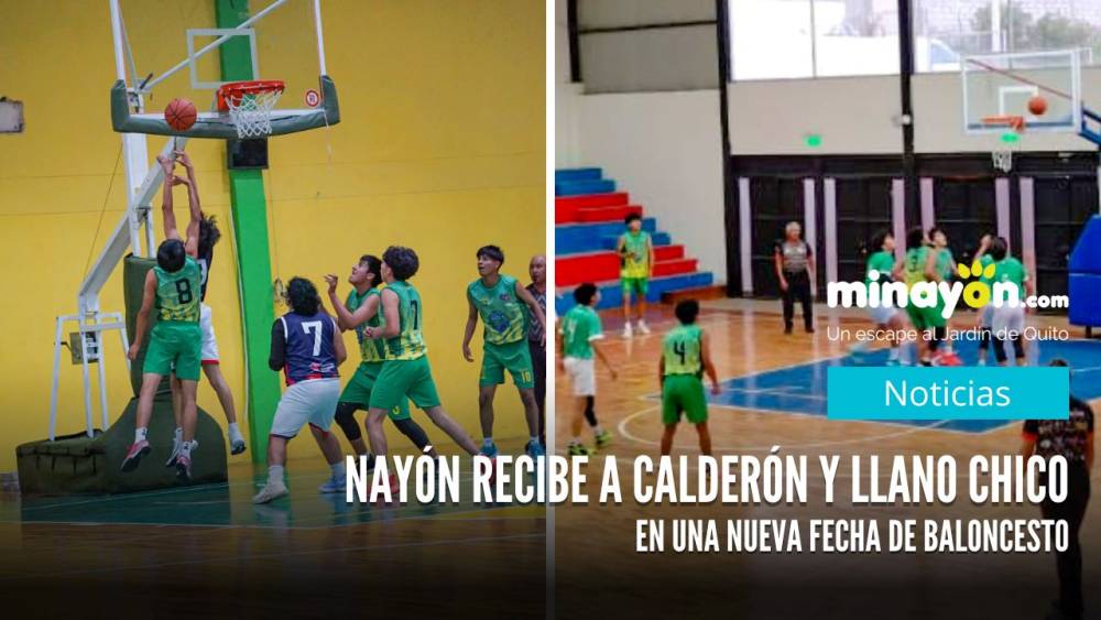 Nayón recibe a Calderón y Llano Chico en una nueva fecha de baloncesto