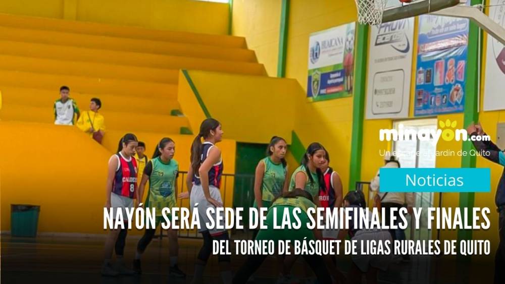 Nayón será sede de las semifinales y finales del Torneo de Básquet de Ligas Rurales de Quito