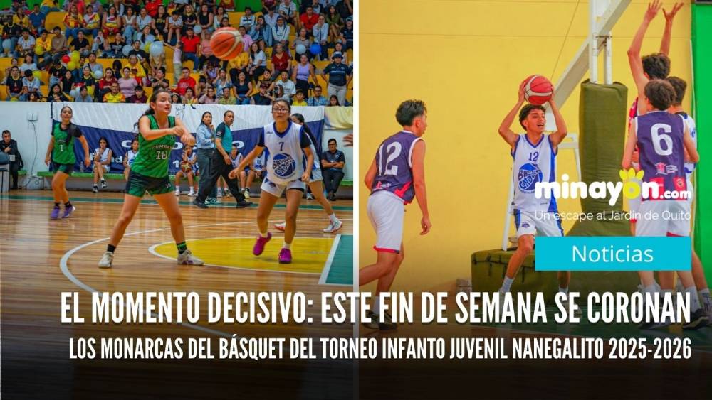 El momento decisivo: este fin de semana se coronan los monarcas del básquet del Torneo Infanto Juvenil Nanegalito 2025-2026