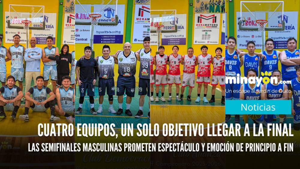 Cuatro equipos, un solo objetivo llegar a la final, las semifinales masculinas prometen espectáculo y emoción de principio a fin