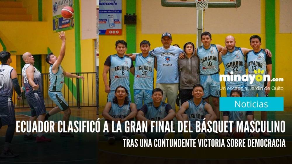 Ecuador clasificó a la gran final del básquet masculino tras una contundente victoria sobre Democracia