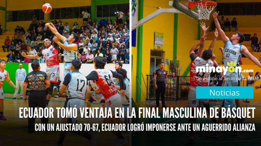 Ecuador tomó ventaja en la final masculina de básquet con un ajustado 70-67, Ecuador logró imponerse ante un aguerrido Alianza