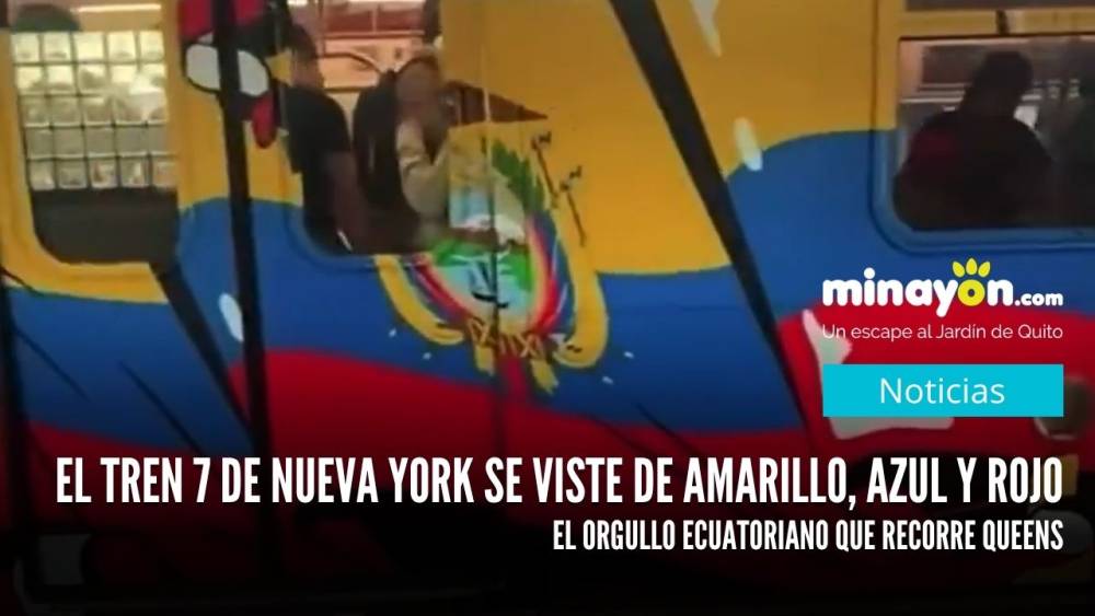 El tren 7 de Nueva York se viste de amarillo, azul y rojo: el orgullo ecuatoriano que recorre Queens