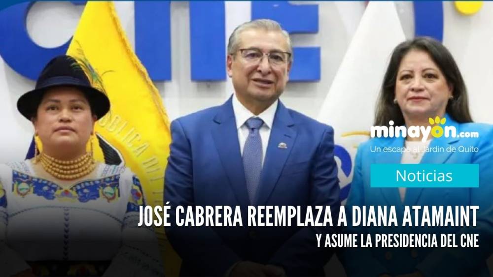 José Cabrera reemplaza a Diana Atamaint y asume la Presidencia del CNE