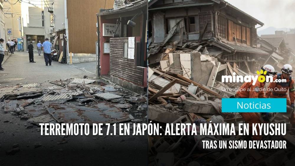 Terremoto de 7.1 en Japón: Alerta máxima en Kyushu tras un sismo devastador