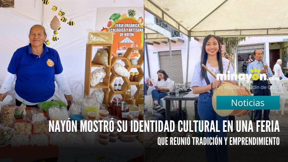 Nayón mostró su identidad cultural en una feria que reunió tradición y emprendimiento