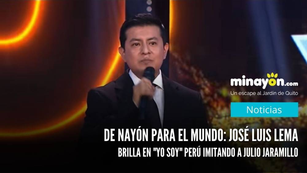 De Nayón para el mundo: José Luis Lema brilla en Yo Soy Perú, imitando a Julio Jaramillo