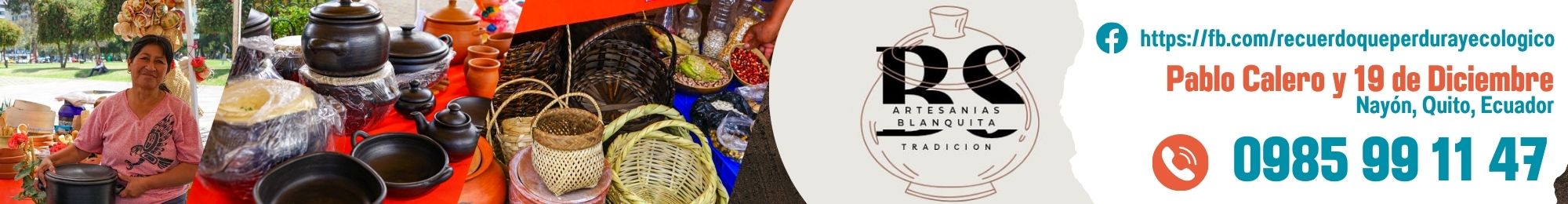 Artesanías Blanquita -  recuerdos, vasija, canastos