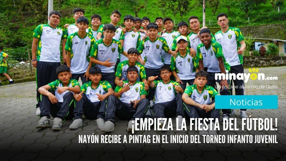¡Empieza la fiesta del fútbol! Nayón recibe a Pintag en el inicio del torneo Infanto Juvenil