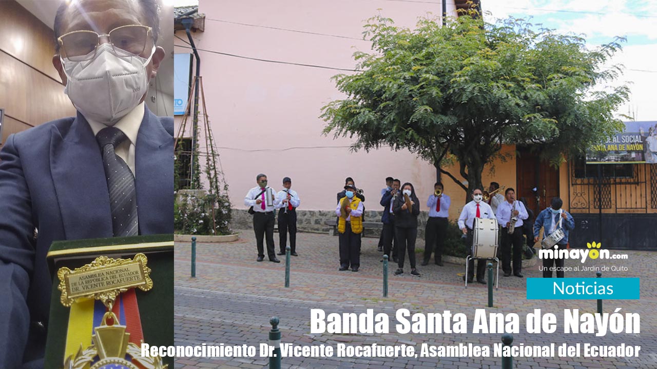Condecoración Dr. Vicente Rocafuerte a la Banda Santa Ana de Nayón