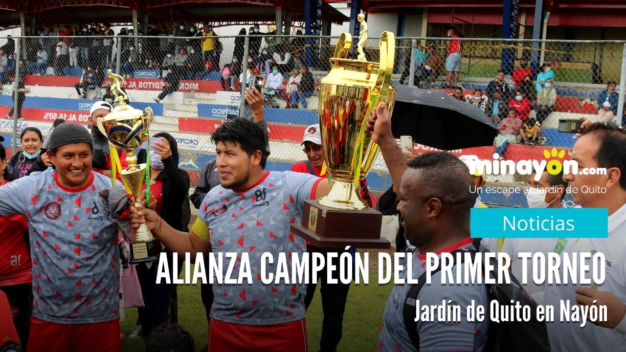 Alianza Campeón del primer torneo Jardín de Quito en Nayón