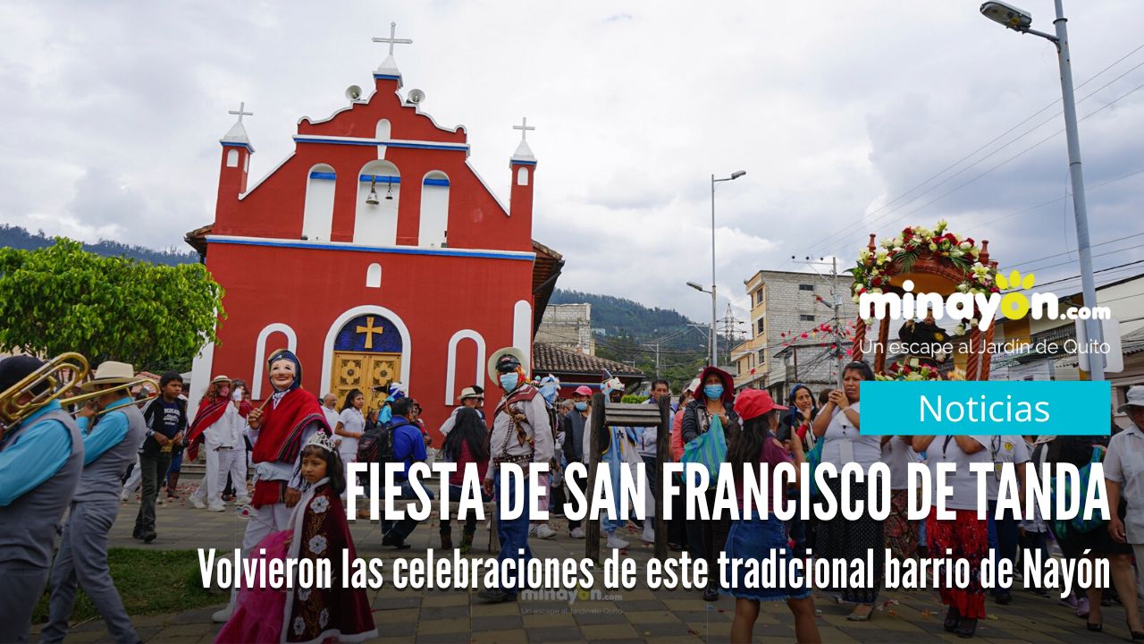 Las Fiestas de San Francisco de Tanda se vivieron con emoción en este barrio tradicional de Nayón