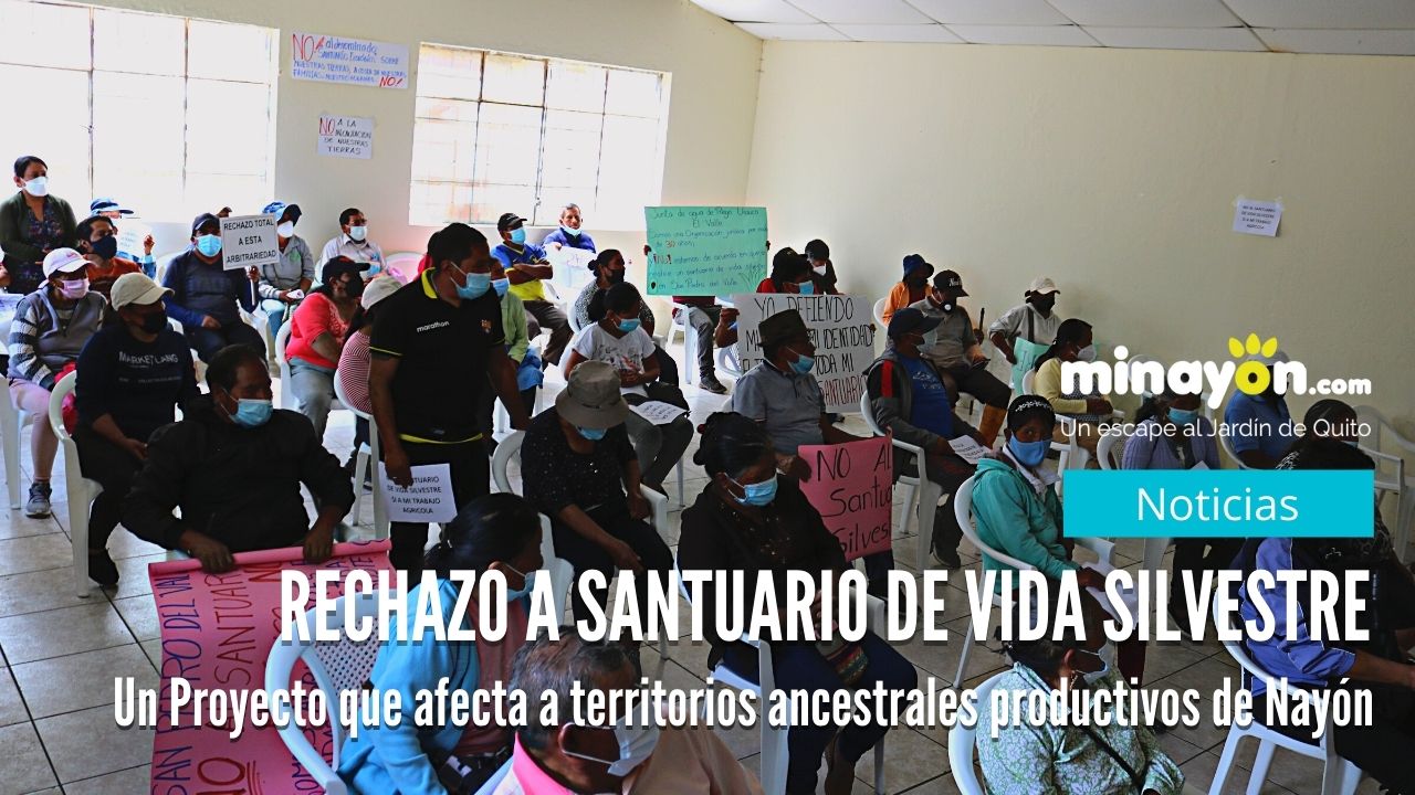San Pedro de El Valle en Nayón rechaza Proyecto de Santuario de Vida Silvestre sin haber consultado con la comunidad