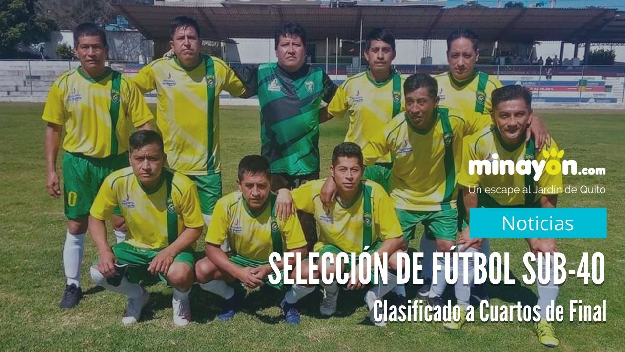Selección de Fútbol Sub-40 frente a Calacalí en Cuartos de Final