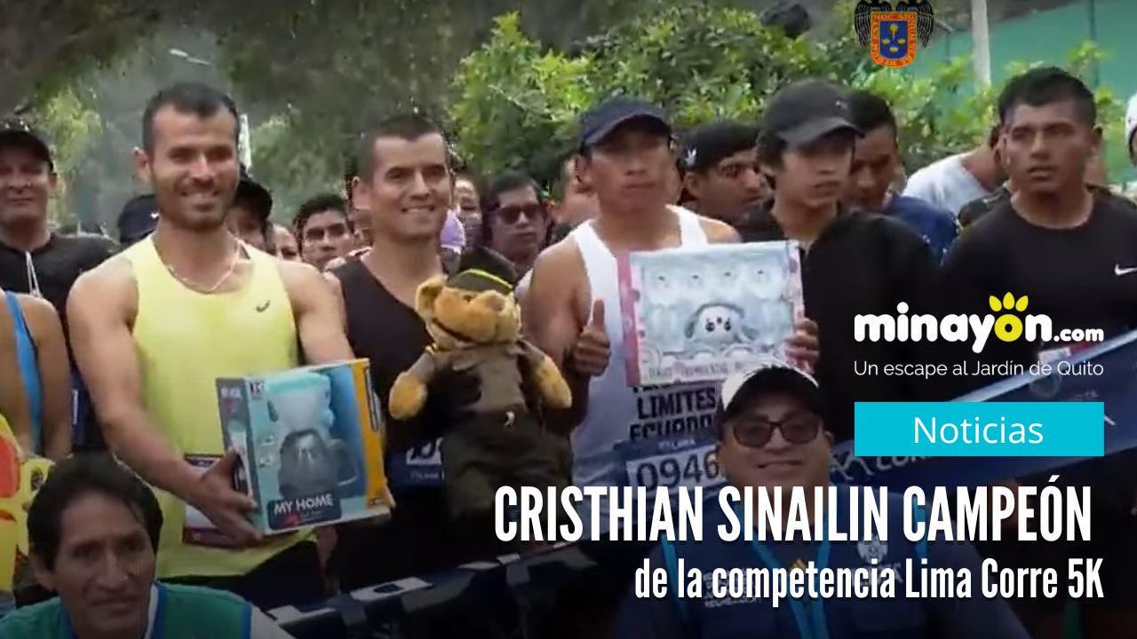 Cristhian Sinailín campeón de la competencia Lima Corre 5K