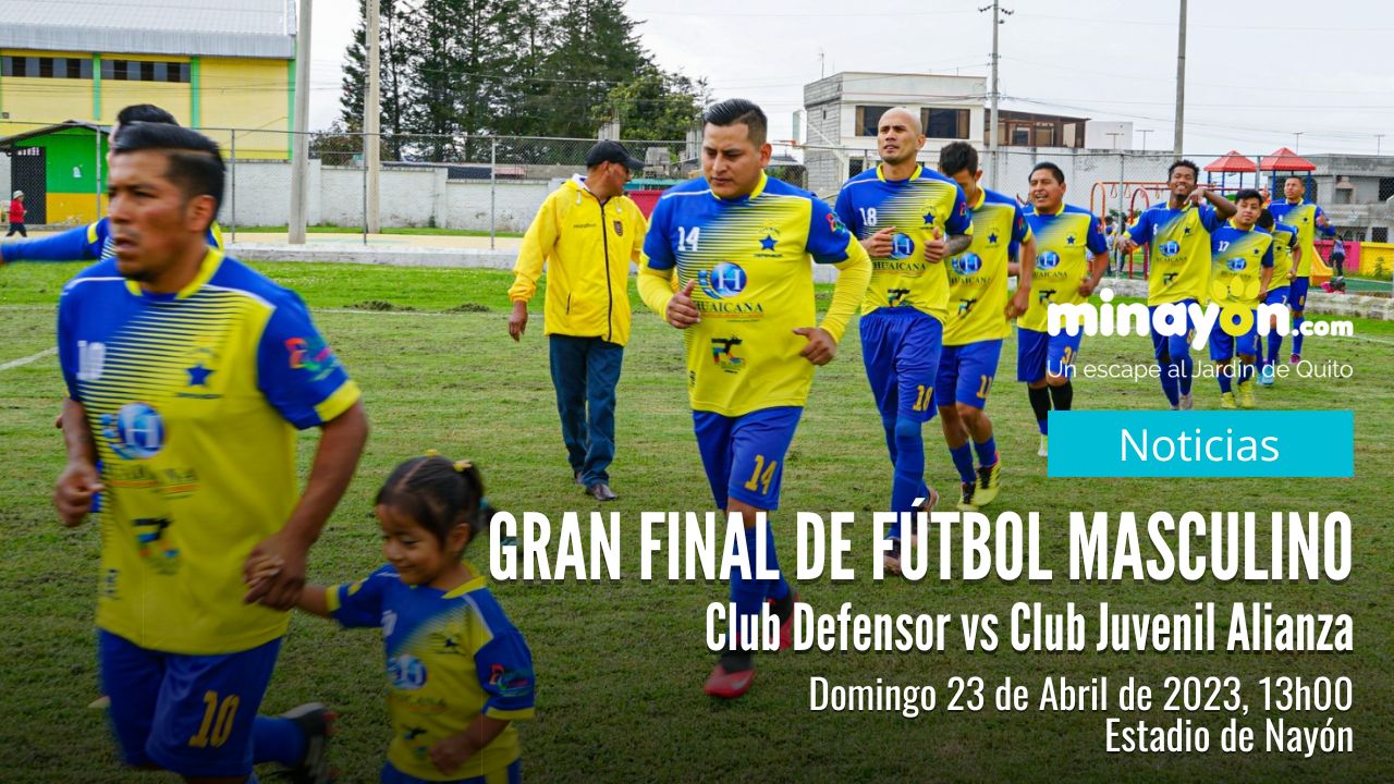 Gran Final de Fútbol Masculino entre Club Defensor vs Club Juvenil Alianza