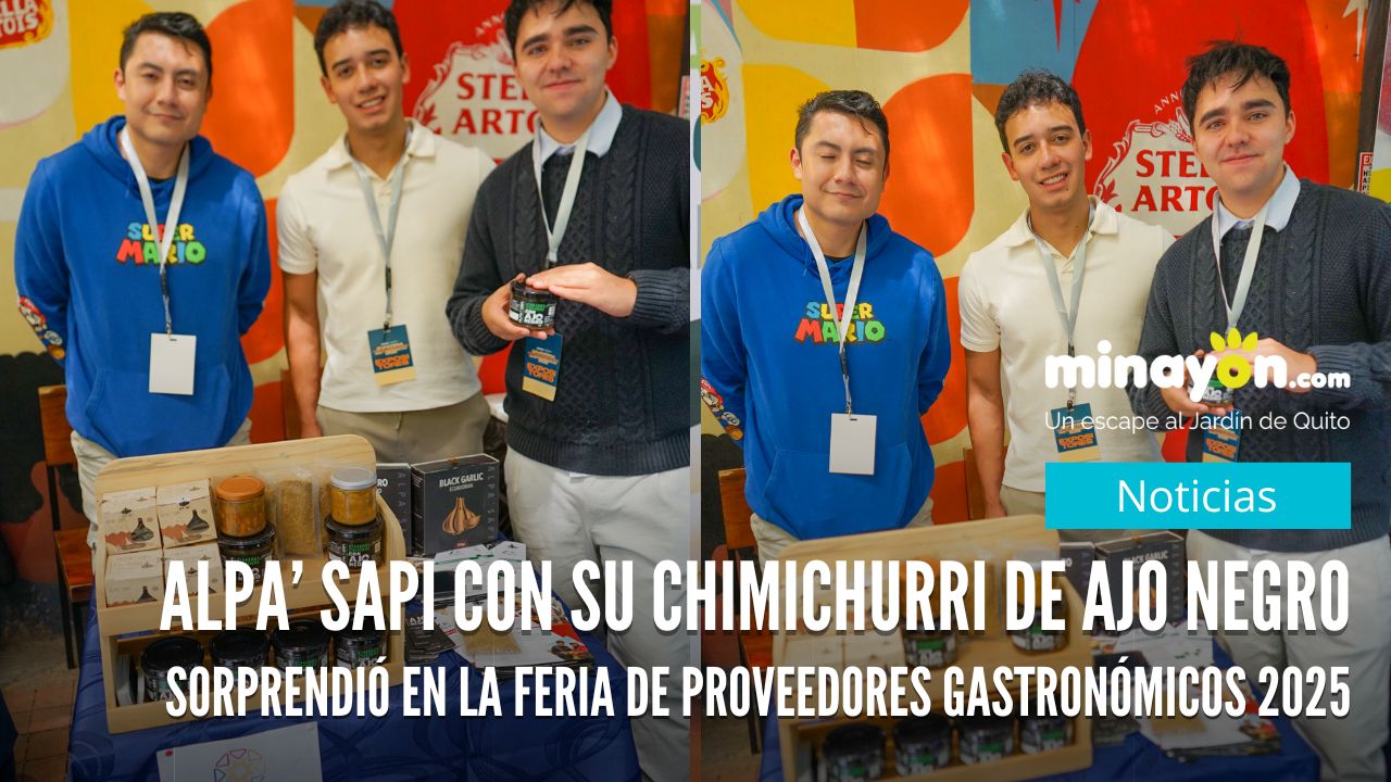 Alpa’ Sapi con su chimichurri de ajo negro sorprendió  en la Feria de Proveedores Gastronómicos 2025