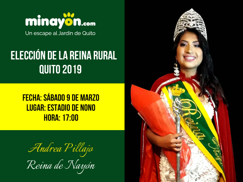 Elección Reina Rural de Quito 2019