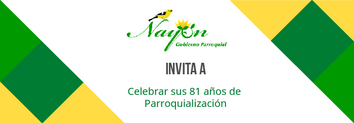 Nayón Celebra sus 81 años de Parroquialización