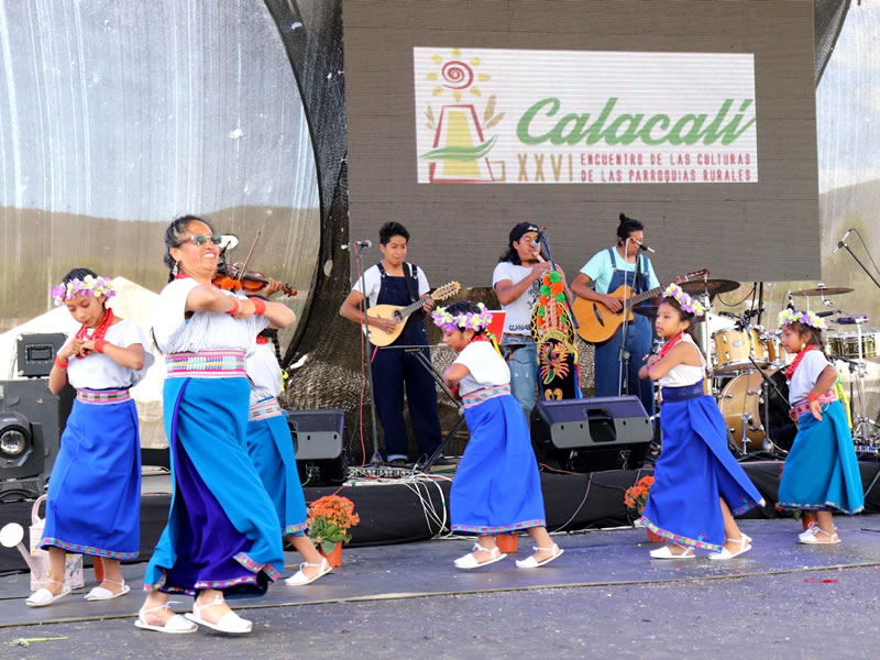 Nayón presente en el XXVI Encuentro de las Culturas de las Parroquias Rurales Calacalí 2018