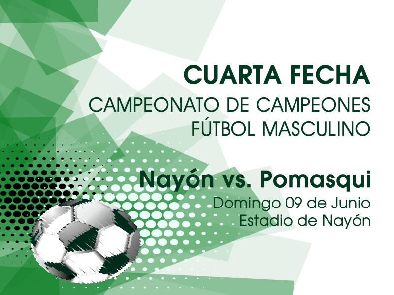 Programación Campeonato de Campeones 4ta Fecha