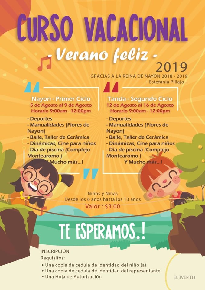 Curso Vacacional Verano Feliz