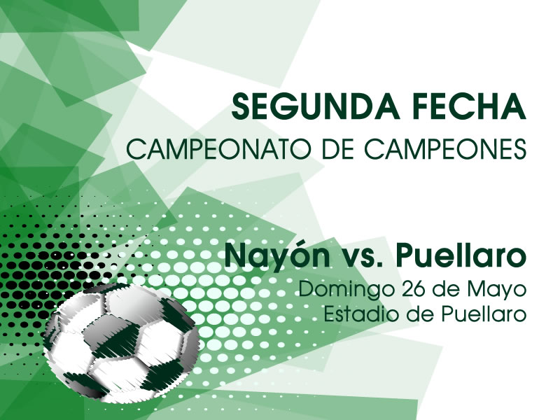 Nayón visita Puellaro en la segunda fecha del campeonato de Campeones